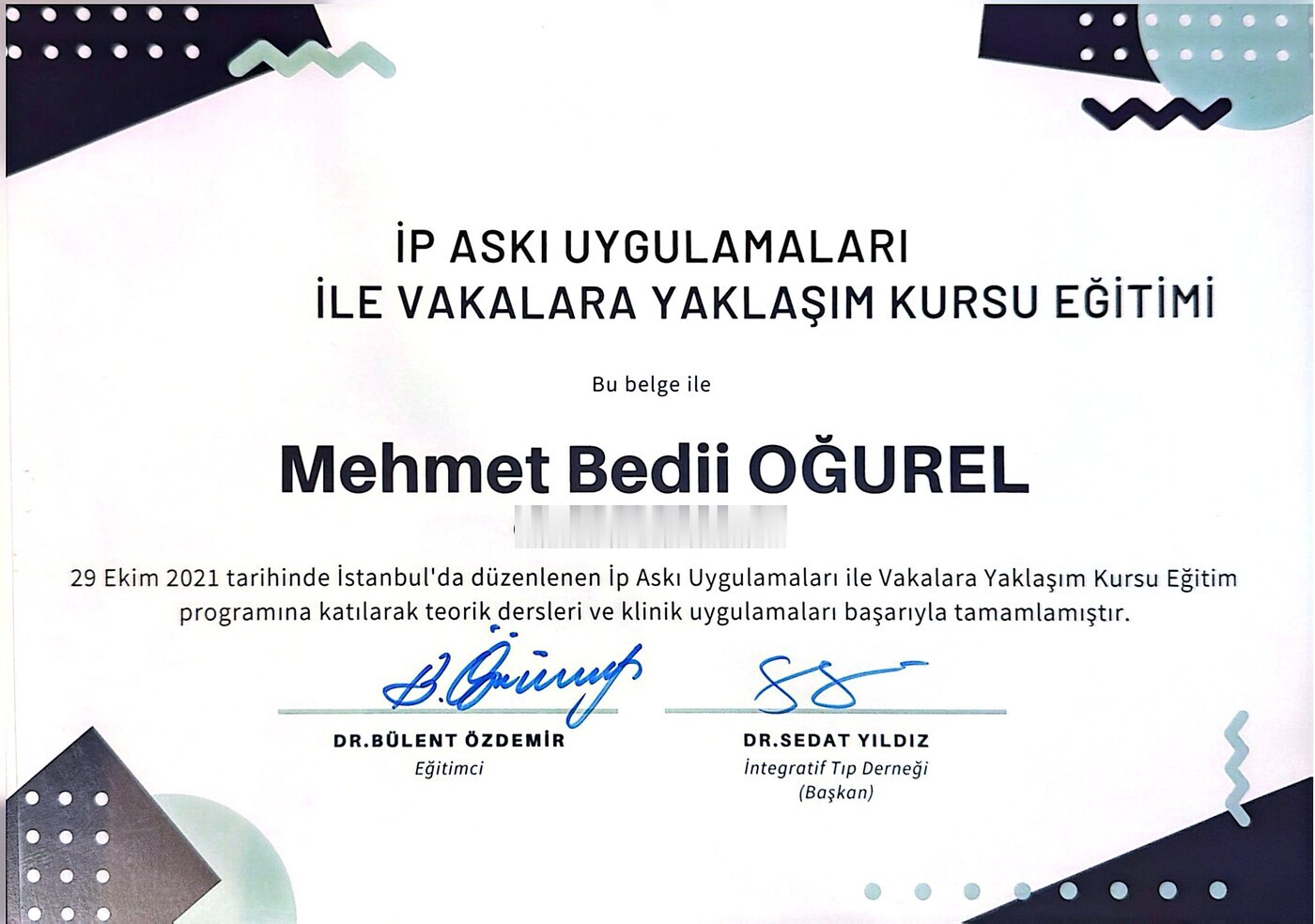 İp Askı Uygulamaları Kursu